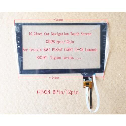 10.2inch Touch Screen For RAV4 PASSAT CAMRY C3-XR Lamando Escort Tiguan Lavida Octavia