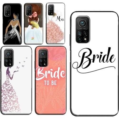 Wedding Bride Soon to Be Phone Case For POCO X3 Pro M3 F2 F3 Cover For Xiaomi Mi 11 Ultra 9T 10T Pro Note 10 Lite