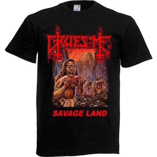 Gruesome Savage Land t shirt death metal new