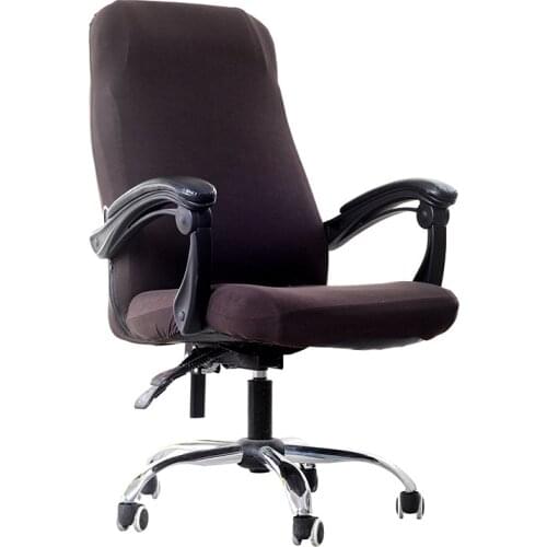 Quality Solid Spandex Chair Cover For Office Kitchen Party Dining Seat Case Silpcover Computer Chair Covers housse de chaise