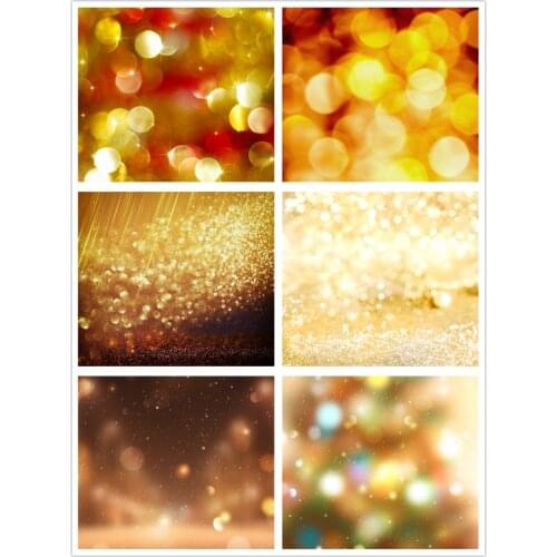 Golden Halo Grit Backdrop Wedding Newborn Baby Bridal Light spot Sequins Photography Backgrounds Photo Booth Studio Prop