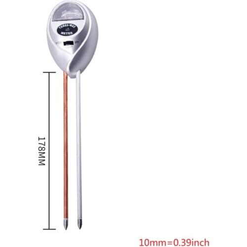 11PCS Garden Handle Shovel Rake Set Soil Tester Moisture Meter, for Indoor and 203F