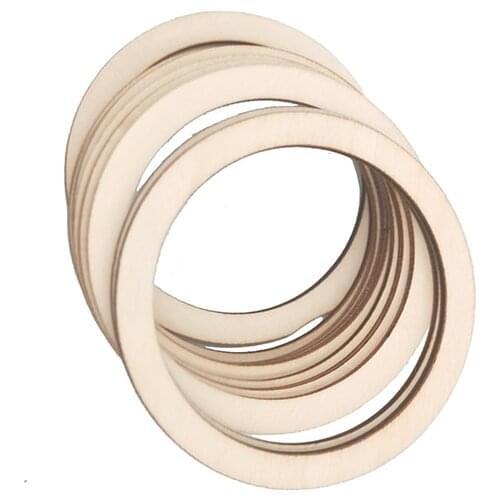 30pcs 4cm Unfinished Natural Wood Slices Craft Wood Kit Circles Crafts Christmas Ornaments DIY Crafts for Wedding DIY