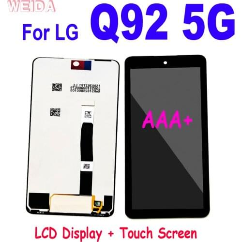 6.67" Original LCD For LG Q92 LCD Display Touch Screen Digitizer Glass Sensor Assembly Replacement For LG Q92 5G LCD Screen Tool