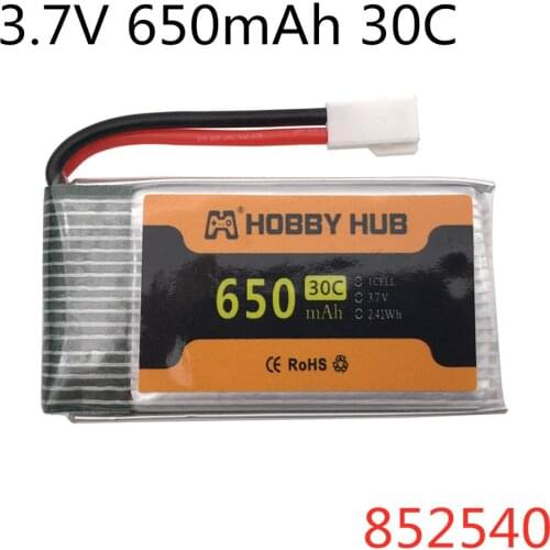 Lipo Battery 650mAh 3.7V For Syma X5C-1 X5C X5 X5SC X5SW X6SW H9D H5C LiDiRC L15FW For Cheerson CX-30 Tanco M68 RC Drone parts