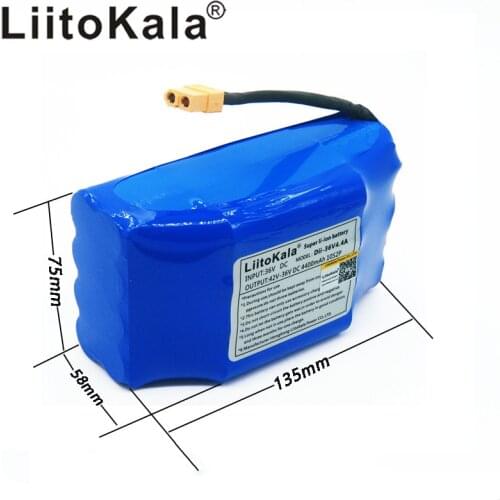 36V rechargeable li-ion battery pack 4400mah 4.4AH lithium ion cell for electric self balance scooter hoverboard unicycle
