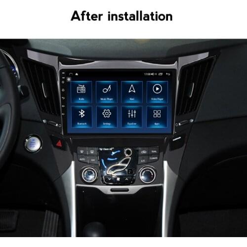 Car GPS Navigation Multimedia Radio Bluetooth Player For Hyundai Sonata 8 2010 - 2015 Android 10 4G SIM Slot DSP Av Output 2 din
