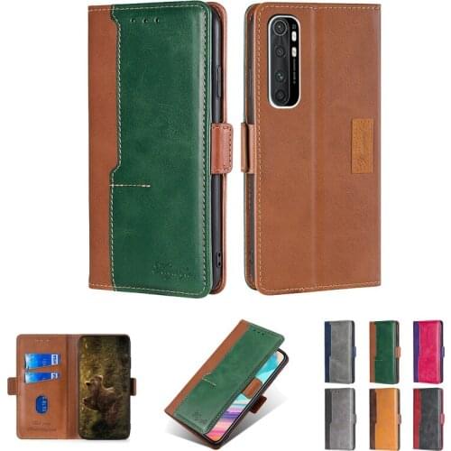 Phone Case on for Xiaomi Mi Note 10 Lite Flip Cover on for Xiaomi Mi Note 10 Pro Leather Wallet Case Magnetic Phone Case Fundas