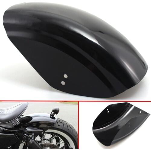 For Harley Sportster XL 883 1200 48 72 Iron Custom Cafe Racer Bobber Motorcycle Metal Rear Fender Mudguard Short Flat Cover