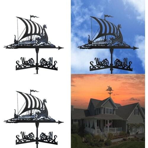 Weather Vane Farm Retro Durable Scene Garden Stake Weather Vane Professional Measuring Tool Garden Yard Easy Use Factory Decorat