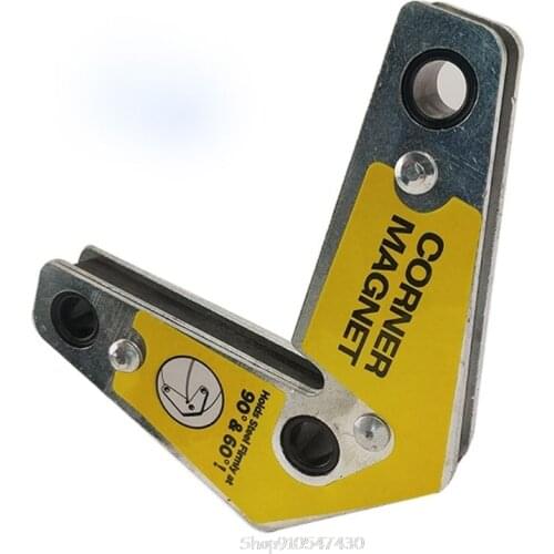 60/90/120°Degree Magnet Welding Locator Magnetic Holder Weld Fixture Corner Clamp Fixer Welder Soldering Tool N19 20 Dropship