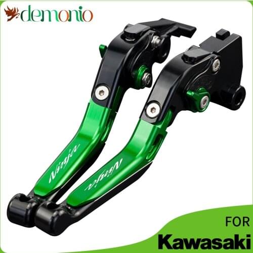 Motorcycle Accessories CNC Adjustable Foldable Brake Clutch Levers For KAWASAKI Ninja 250R 2008-2012 NINJA250R NINJA 250 R 2011