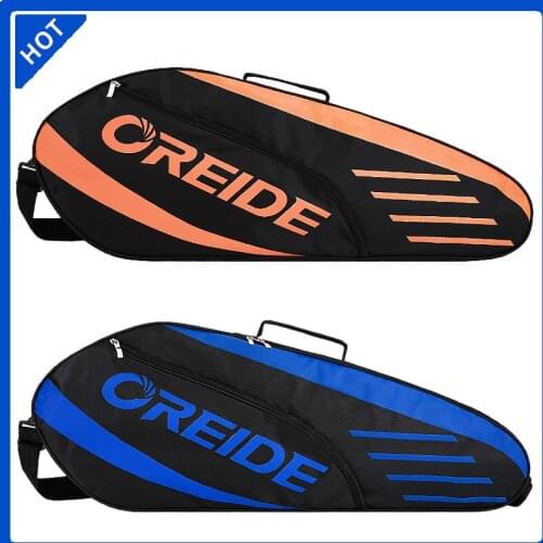 New Waterproof Badminton Tennis Racket Bag Single Shoulder Backpack Large Capacity 3-6 Rackets Shoes Lightweight Accessories