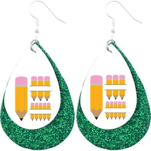 Teacher Gift Faux Leather Earrings Would Be Perfect As An Appreciation Gift For Back To School Craft