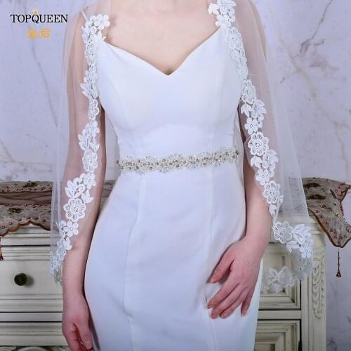 TOPQUEEN S232 Wedding Belts Pearl Rhinestone Belt High Quality Bridal Women Flower Belt Wedding Preparations Dress Sash Belt