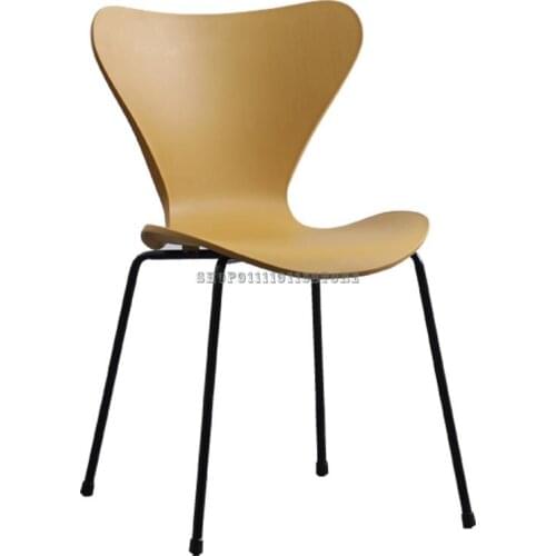 Nordic Chair Net Red Luxury Home Back Dining Chair Simple Modern Back Leisure Plastic Stool