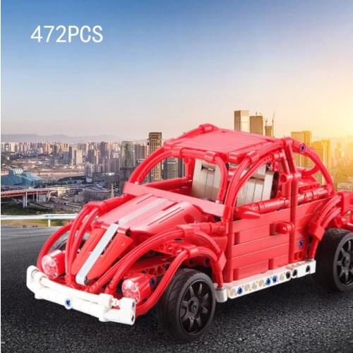 Technical 2.4ghz radio remote control car das auto Beetles moc building block rc vehicle assemble model bricks toys collection