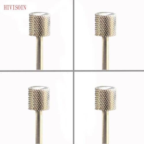 HIVISOIN Carbide Nail Drill Bit - 4-Week Backfill Bit F (Silver)
