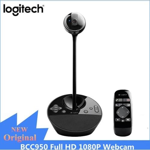 Logitech BCC950 Full HD 1080P Webcam Video Conference Cam Built-in microphone For Home Offices Online Course Remote Camera