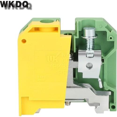 10pcs EK 35/35 Equivalent to WEIDMULLER PE Screw Connect Ground Terminals Blocks Din Rail Connector
