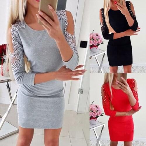 Female Off Shoulder Multi-layer Perspective Mesh Dress hot Woman Polka Dot Jacquard Leaf Sleeve Loose dress vestido verano mujer