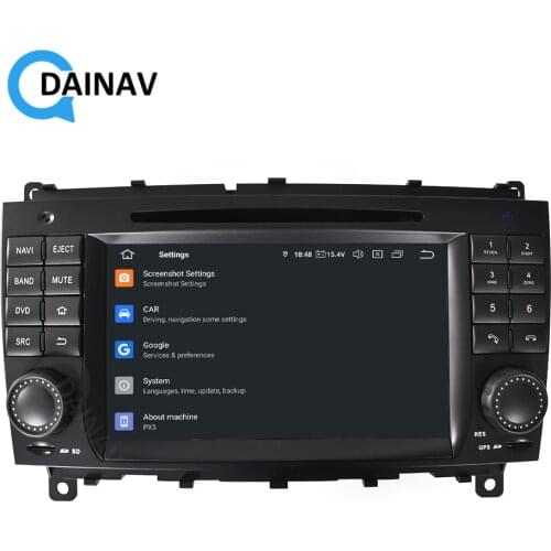 2 din android car audio multimedia player for Benz C- W203 CLK W209 2004-2007 car radio touch screen GPS navigation