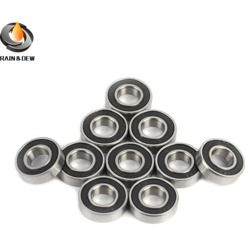 2Pcs 6900 2RS CB 6900 Hybrid Ceramic Bearing 10x22x6 mm Bicycle Bottom Brackets & Spares 6900RS Si3N4 Ball Bearings