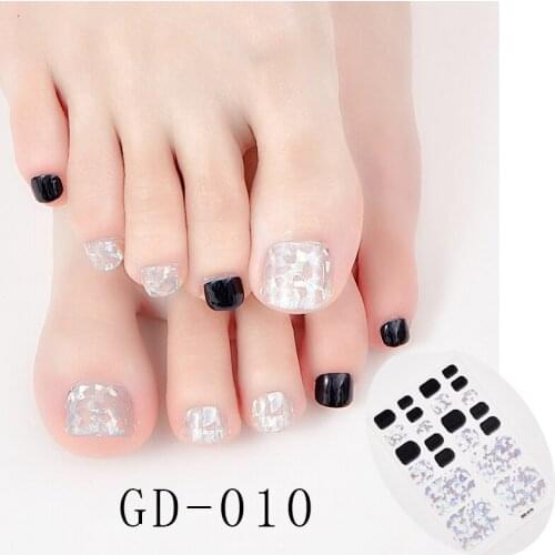 22 Tips/Sheet Creative Nail Adhesive Nail Decoration Nail Stickers Adhesive Loveliness Designed Nail Tape Nail Art Stickers