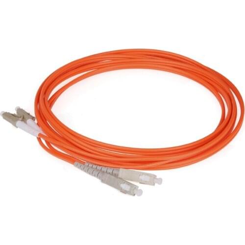 50 pair Fiber Optic patch cord SC LC PC UPC Multimode Duplex OM1 62.5/125 dx 1 3 5 10 20 100m meters Ftth Wholesale custom made