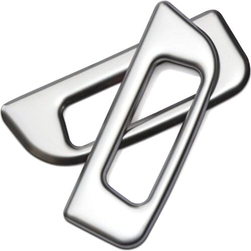 Car Stainless Steel outlet regulator decorative frame For Nissan Qashqai J11 2014-2016 X-TRAIL Xtrail T32 2013-2015 2pcs/set