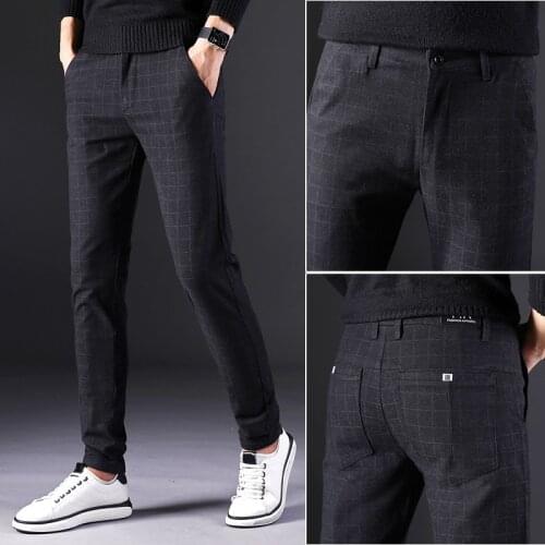 MRMT 2021 Brand Spring and Summer Mens Trousers Casual Thin Straight Pants for Male Stretch Small Feet Trouser