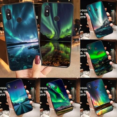 Beautiful aurora natural wonder Phone Case For Xiaomi Redmi note 4 4X 8T 9 9s 10 K20 K30 cc9 9t pro lite max