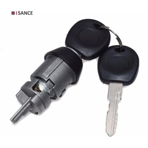ISANCE Ignition Lock Key Cylinder 357905855B For VW Cabrio Cabriolet Corrado EuroVan Golf Jetta Passat Scirocco 1987 1988-1999