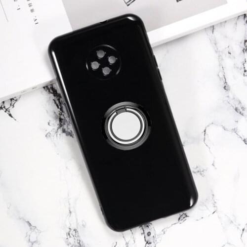 For Doogee X95 6.52" Back Ring Holder Bracket Phone Case Cover Phone TPU Soft Silicone Cases ON Doogee X95