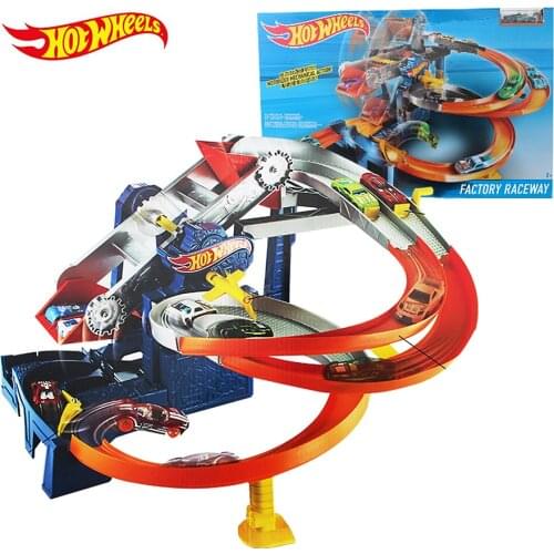 Hot Wheels Stereo Swivel Racing Track Hot Wheels Die-casting Toy Car Boy Toy Child Toy Birthday Christmas Gift FDF28