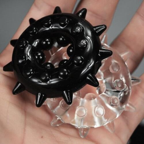 2pcs Cock Rings Penis Extender Ring Delay Ejaculation Silicone Erection Stretcher Erotic Sex Toys for Men Adult Sex Products