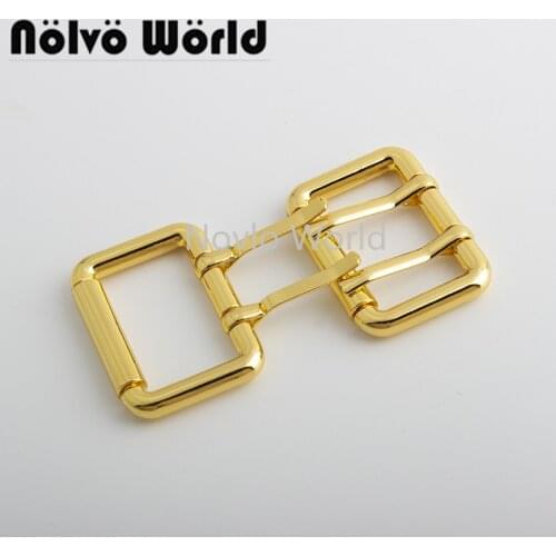 Nolvo World 10-50 pieces 37mm 4 colors Deep gold zinc alloy large metal buckle guangzhou metal shoe buckles