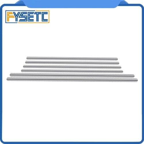 Prusa mini Hardened Smooth Rods Kit 6pcs 3D Printer Smooth Rod Pack Prusa 8mm 10mm Linear Shaft Optical Axis Chrome Plated