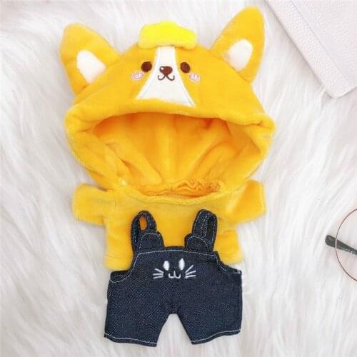 [MYKPOP]KPOP Dolls Clothes & Accessoires- Hooded Sweat Overalls 2pcs 20cm Dolls(without doll) Fans Collection SB20122401