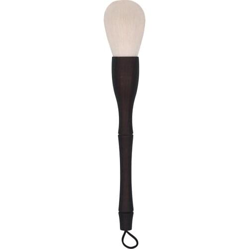 P01 Professional Handmade Makeup Brush Soft Saikoho Goat Hair Round Face Powder Brush Ebony Handle Make Up Brushes