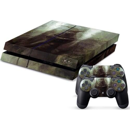 Dark Style PS4 Skin Sticker for Playstation 4 Console & 2 Controllers Decal Vinyl Protective Skins Style 1