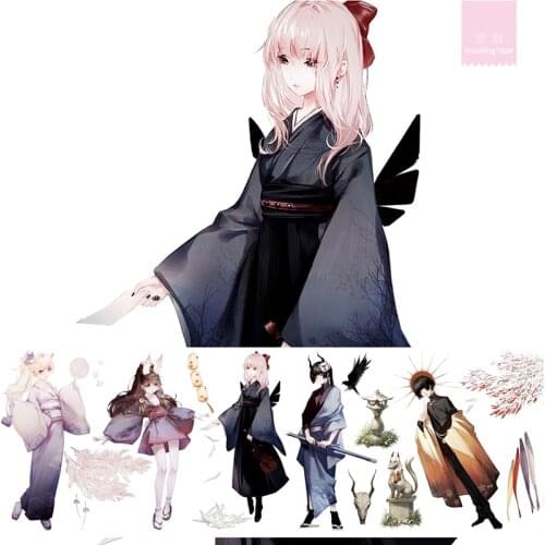 Japanese Washi Tape PET Tape Girl Boy Fighters