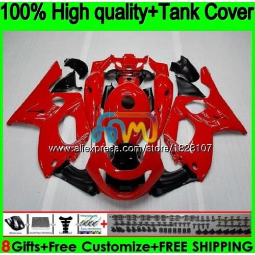 YZF600R For YAMAHA Thundercat 96 97 98 99 00 01 02 72BS.12 YZF-600R YZF Glossy red 600R 1996 1997 1998 1999 2000 2001 Fairing