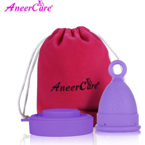 Medical Silicone Menstrual Cup Sterilized Womens Cup Menstrual Collection Feminine Hygiene Products Month Period Vagina