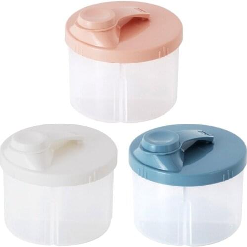 4-Grids Portable Baby Food Storage Box Infant Essential Cereal Holder Milk Powder Organizer Kids Snacks Container