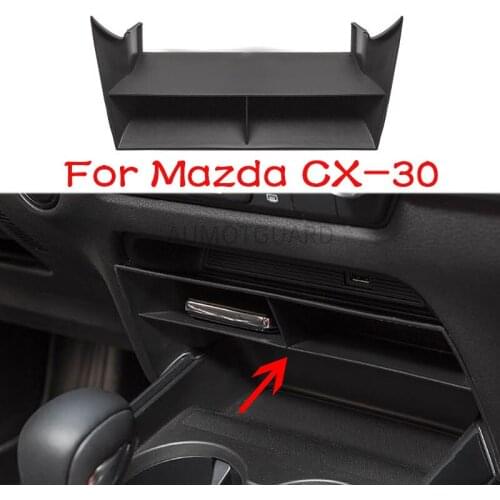 Car Central Control Multifunction Storage Box Car Multi-grid Storage Box For Mazda CX30 CX-30 2020 2021 Car Accessories