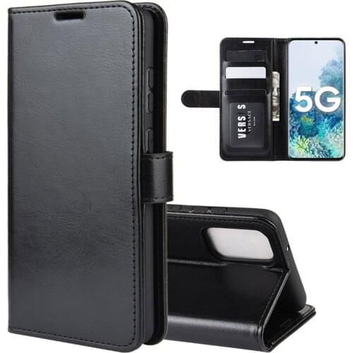 Business PU Leather Card Slot Case for Samsung Galaxy S20 FE A42 5G A51 A81 A91 A10 A20S A21S A41 A71 M31S M21 Kickstand Cover