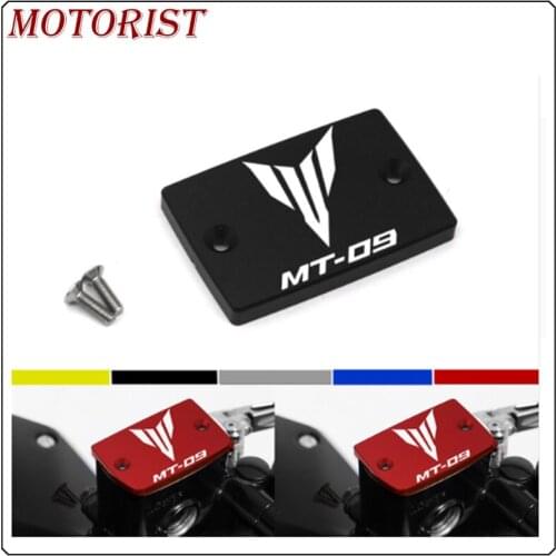 FOR YAMAHA MT-09 TRACER (FJ-09) MT-09 (FZ-09) MT-09/ABS 2014-2018 Aluminum Motorcycle Brake Fluid Fuel Reservoir Tank Cap Cover