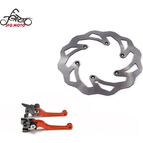 Motorcycle Front Brake Disc Brake Rotor and Brake Clutch Lever For KTM SX XC EXC XC-W TC TE 250 300 400 450 500 530 2006 2007
