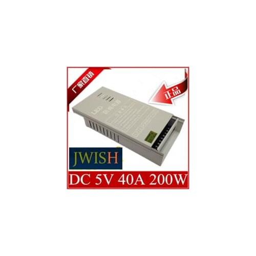 5V 40A switching power supply , 40A 200W power 5V 200W display power , S-200-5 ( new )